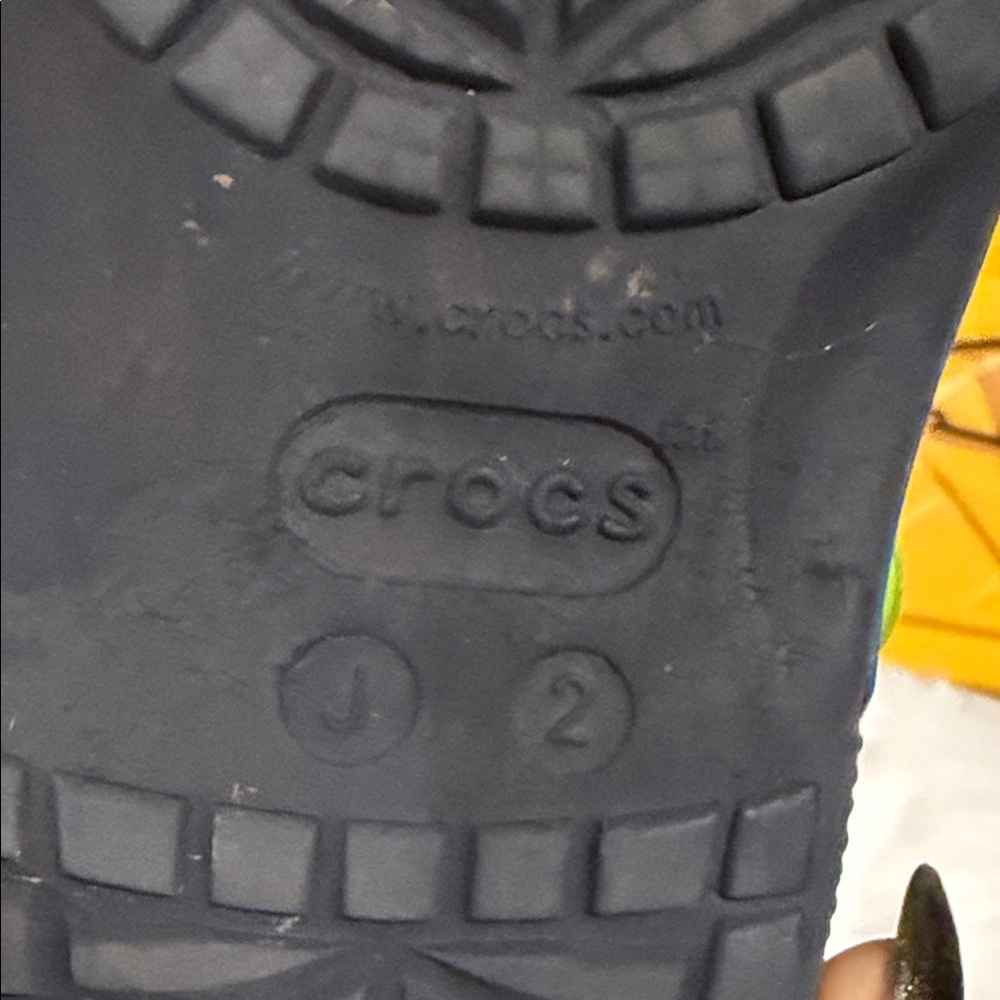 CROCS Kids Toy Story Clogs - Navy and Lime - Picture 4 of 6